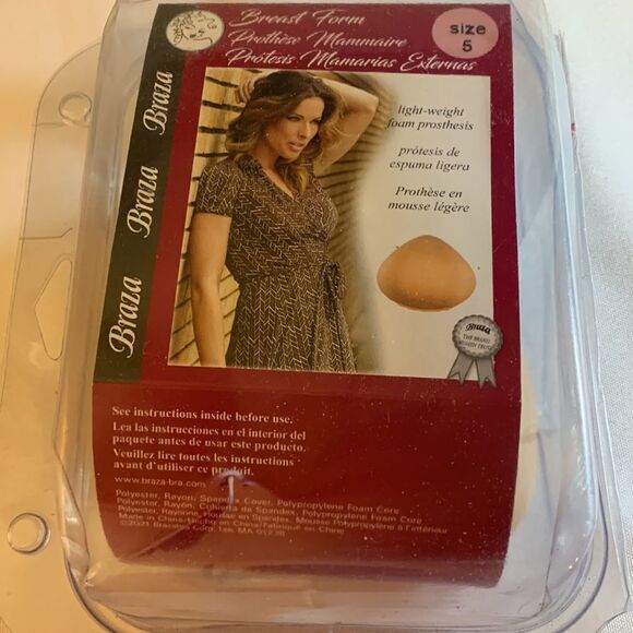 Braza foam breast form Size 5 New in package and only taken out for photos. - Picture 8 of 8